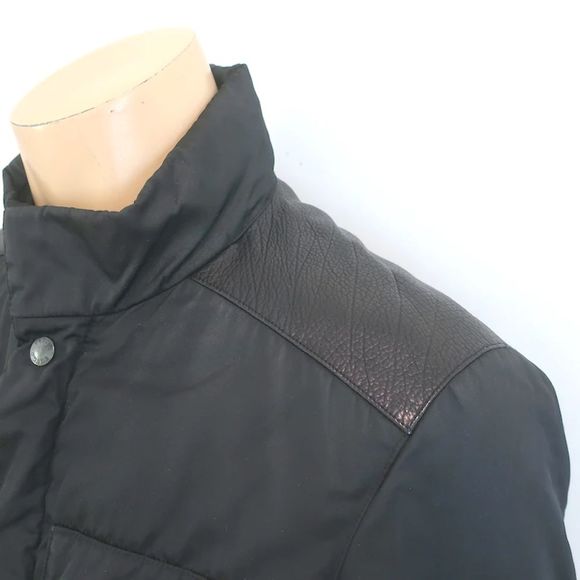 Prada Multi-Pocket Jacket Black Leather-Trim Nylon Size Small - Picture 4 of 10